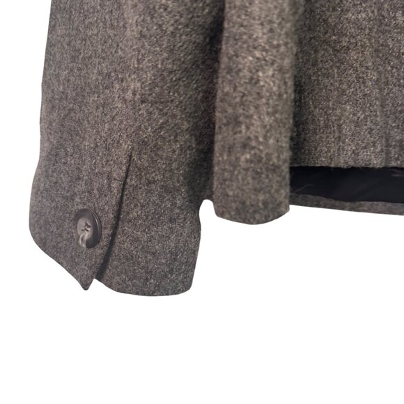 Lane Bryant Designs Womens Size 16 Double-Breasted Wool Blazer  Gray - Picture 7 of 9